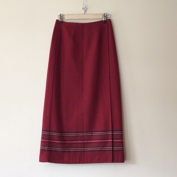 Eddie Bauer Dresses & Skirts - Vintage Eddie Bauer blanket style wrap skirt